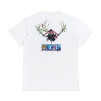 NEW ERA X ONE PIECE GEAR 5 ZORO WHITE SHORT SLEEVE T-SHIRT