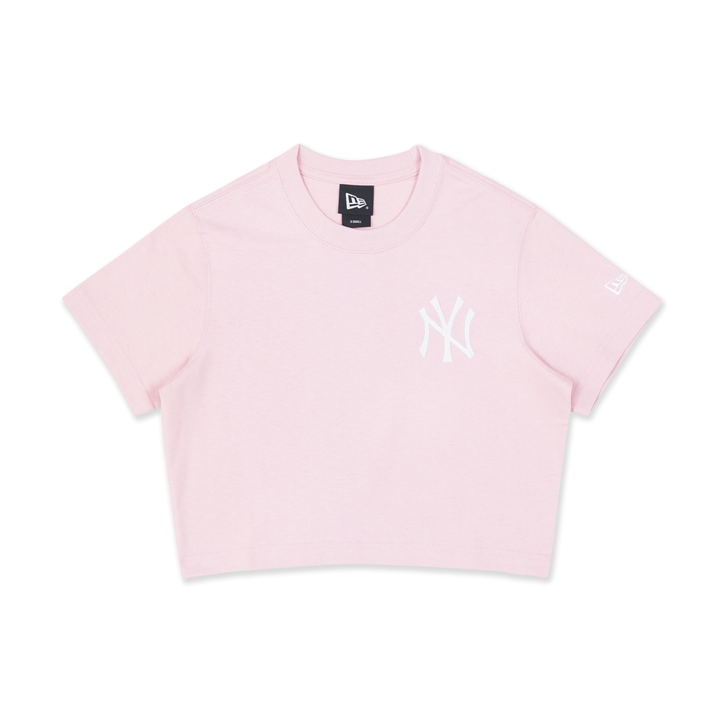 NEW YORK YANKEES COLOR STORY PINK ROUGE WOMEN CROP TEE