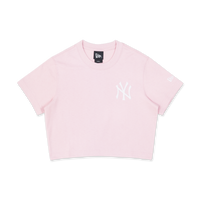 NEW YORK YANKEES COLOR STORY PINK ROUGE WOMEN CROP TEE