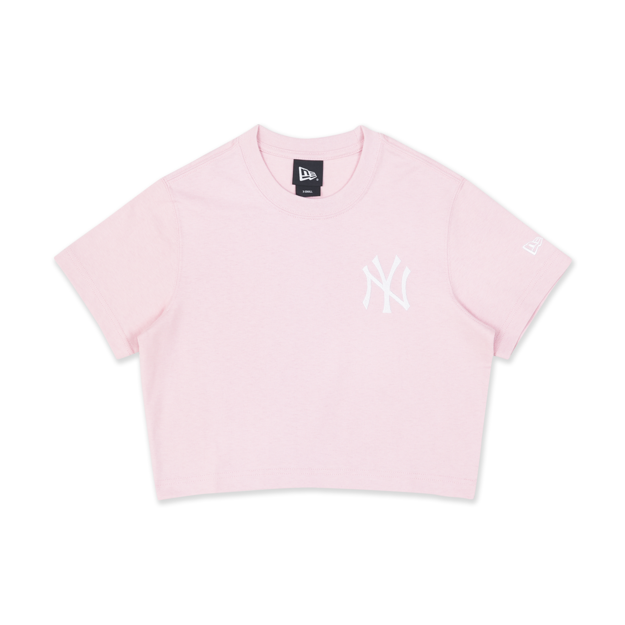 NEW YORK YANKEES COLOR STORY PINK ROUGE WOMEN CROP TEE