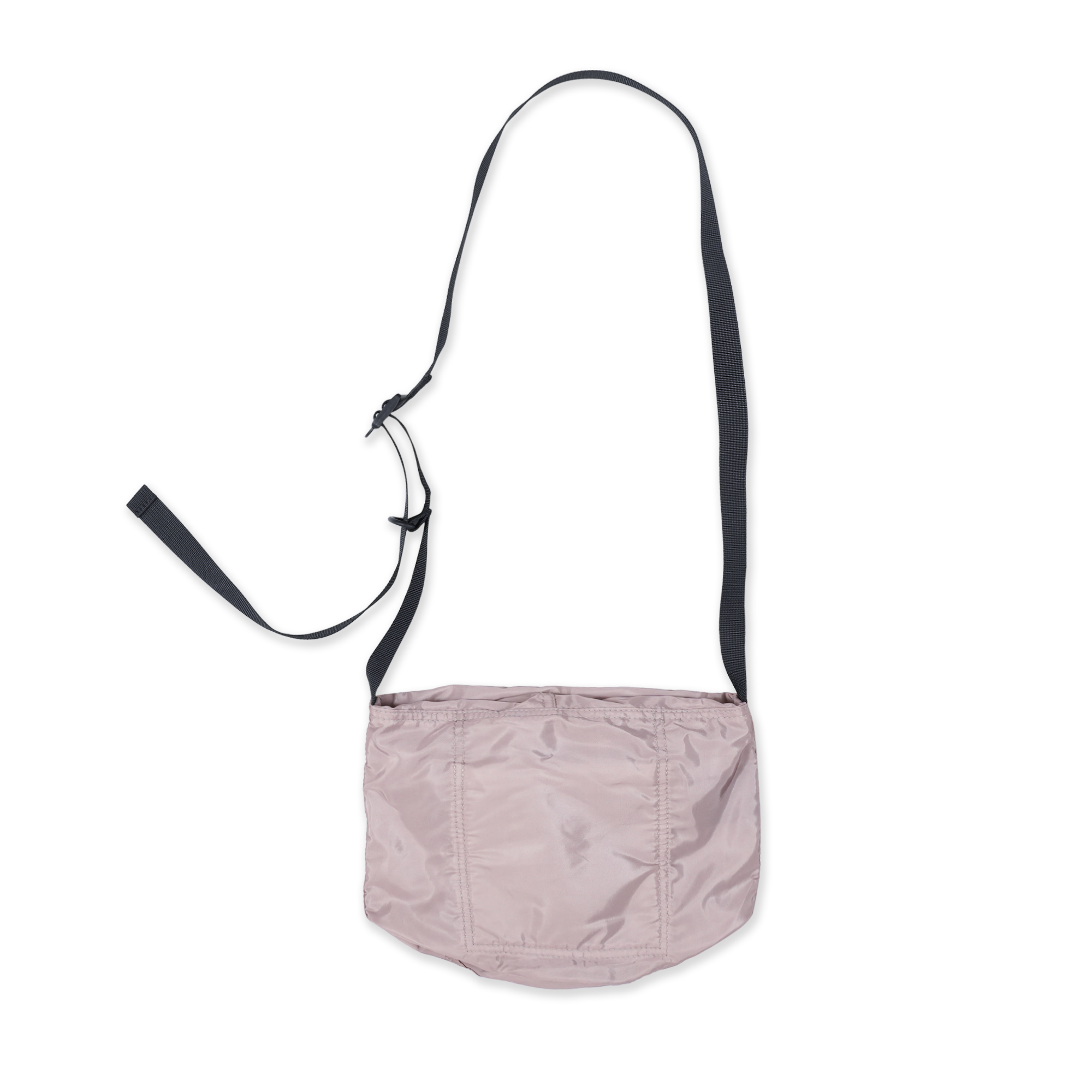 NEW ERA MOUNTAIN LOGO ASH BROWN DRAWSTRING SHOULDER BAG