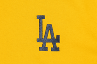 LOS ANGELES DODGERS COLOR ERA YELLOW MUSTARD SHORT SLEEVE T-SHIRT