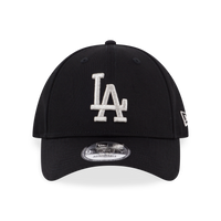 BASIC SILVER MLB LOS ANGELES DODGERS LOGO BLACK 9FORTY CAP