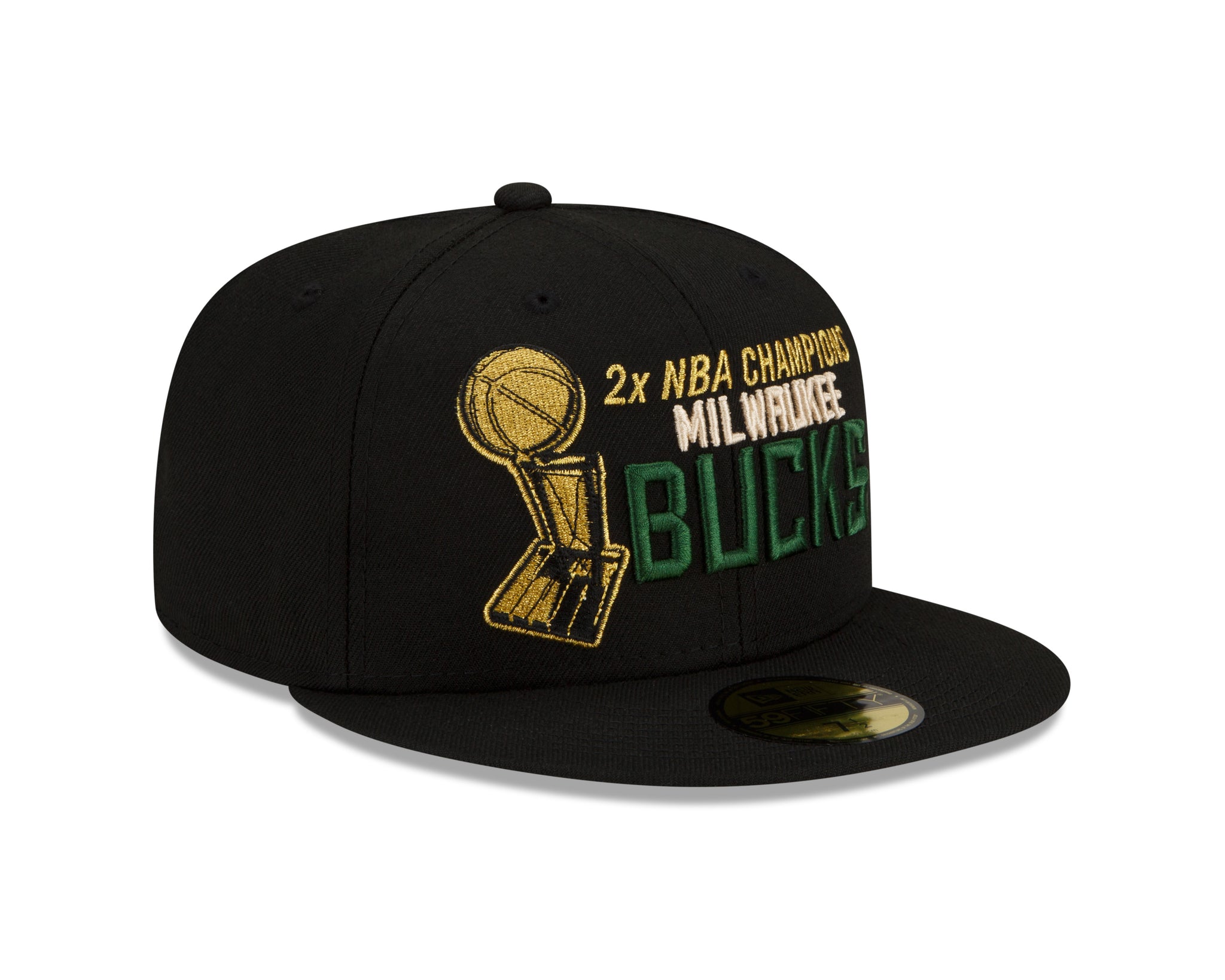 59Fifty NBA21 Multi Champions Milwaukee Bucks
