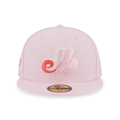 59FIFTY PACK - SAKURA MONTREAL EXPOS COOPERSTOWN LAVA RED UNDERVISOR PINK 59FIFTY CAP