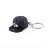 NEW ERA BLACK PVC CAP KEYCHAIN