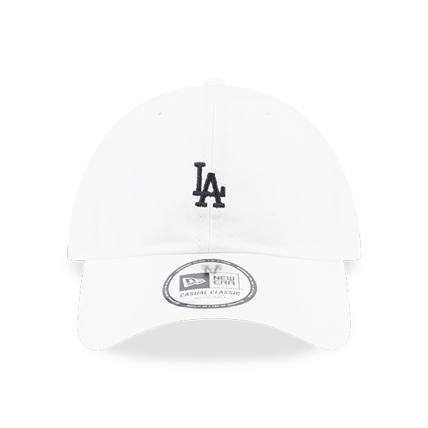 LOS ANGELES DODGERS ESSENTIAL MINI LOGO WHITE CASUAL CLASSIC CAP