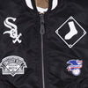 Chicago White Sox X Alpha Industries Black Reversible Bomber Jacket