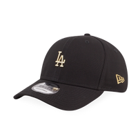 MLB Metal Badge Los Angeles Dodgers Gold 9Forty Black