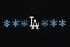 SS Tee MLB Snowflakes Los Angeles Dodgers Black