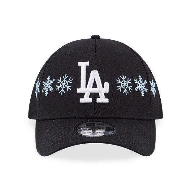 9Forty MLB Snowflakes Los Angeles Black