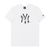 Short Sleeve Tee New York Yankees Sakura White
