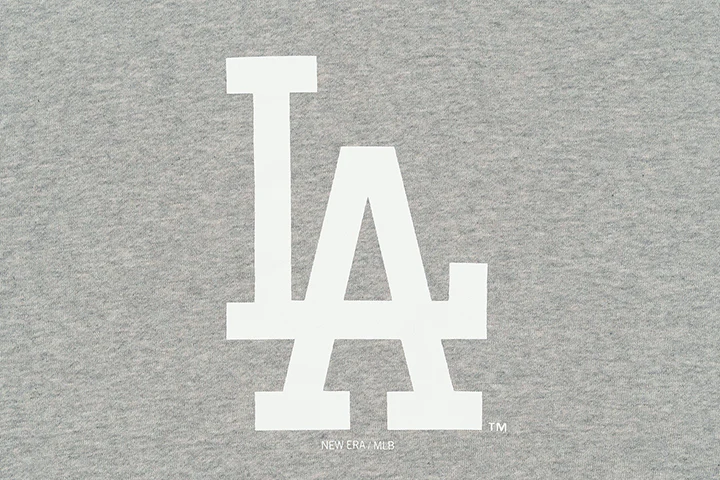 LOS ANGELES DODGERS ESSENTIAL HEATHER GRAY HOODIE