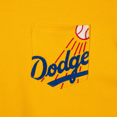 Short Sleeve Tee Los Angeles Dodgers Felt Pocket