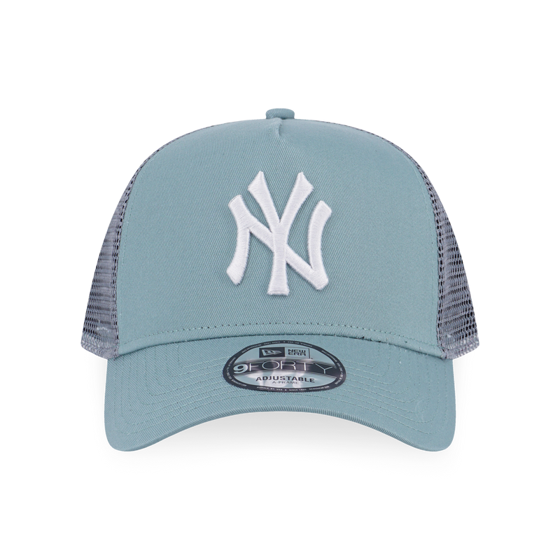 NEW ERA 940 Af trucker MLB team colour block NY cap Black White