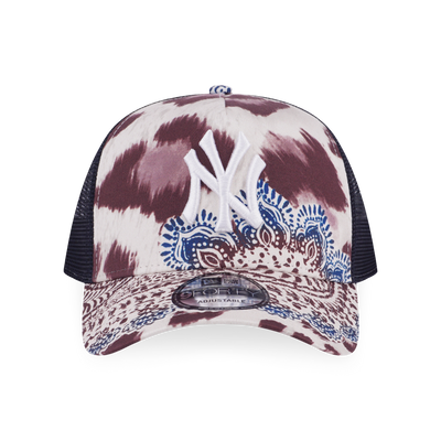 9Forty A-Frame Trucker Animal Paisley New York Yankees