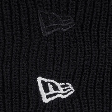 Black 4 Seam Cuff Knit