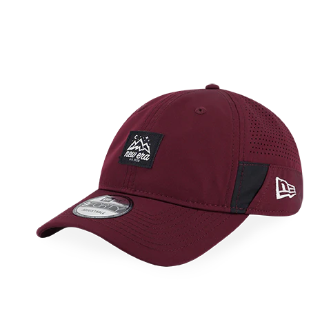 NEW ERA OUTDOOR MOUNTAIN LABEL FROSTED BURGUNDY 9FORTY UNST CAP