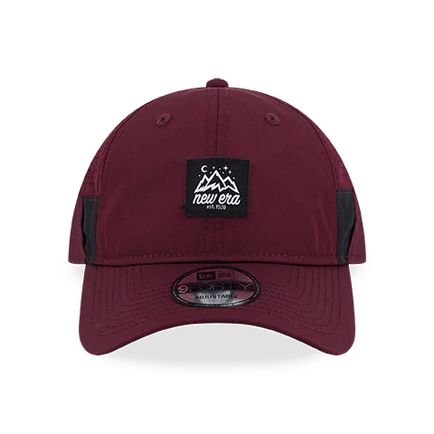 NEW ERA OUTDOOR MOUNTAIN LABEL FROSTED BURGUNDY 9FORTY UNST CAP