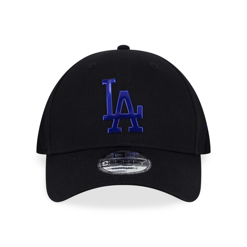 LOS ANGELES DODGERS FOIL LOGO BLACK 9FORTY CAP