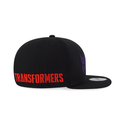 New Era x Transformers Autobots and Decepticons Black 9Fifty Cap