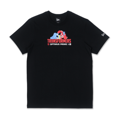 New Era x Transformers Optimus Prime Black Short Sleeve T-shirt