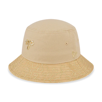 NEW ERA YEAR OF THE DRAGON ALL OVER PRINT BRIM GOLD BUCKET 01