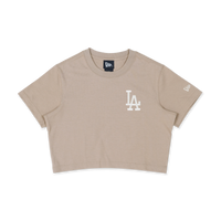 LOS ANGELES DODGERS COLOR ERA ASH BROWN WOMEN CROP TEE