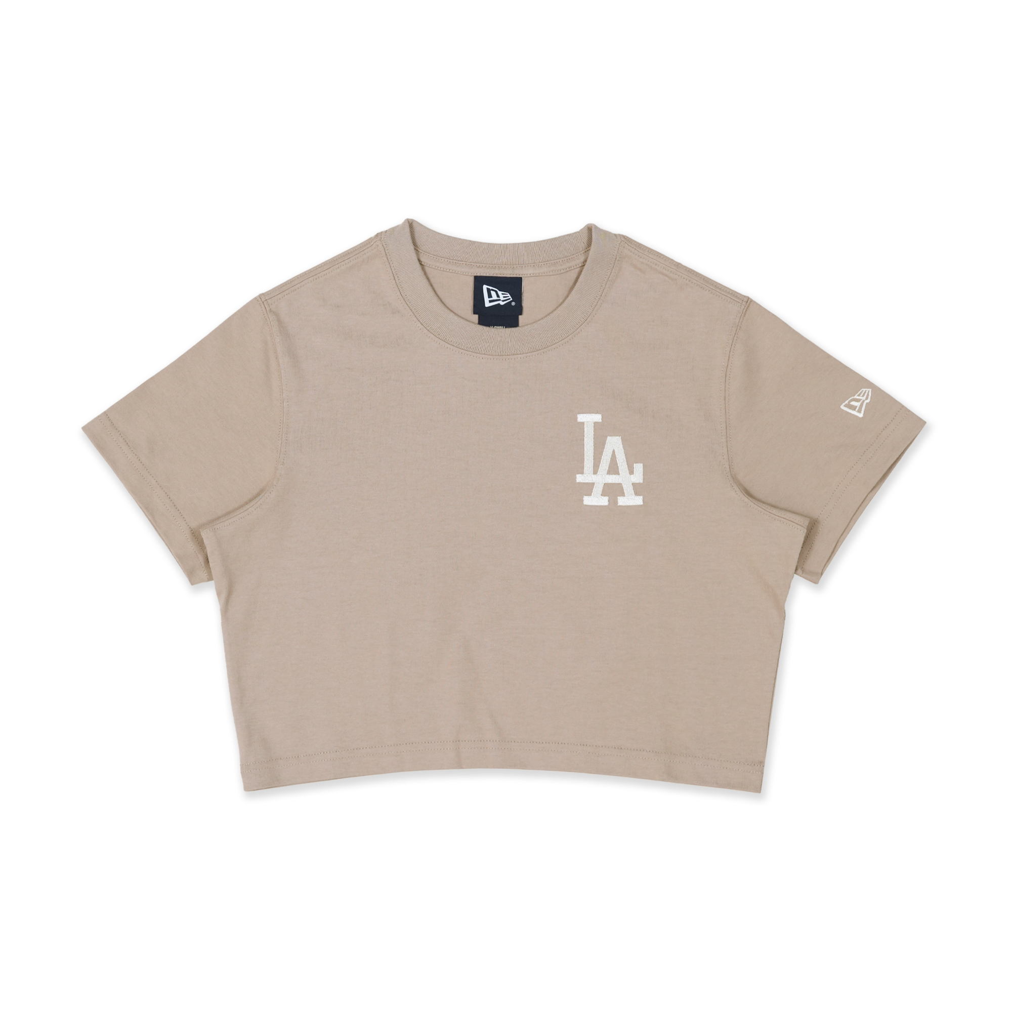 LOS ANGELES DODGERS COLOR ERA ASH BROWN WOMEN CROP TEE