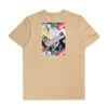 NEW ERA PARTY VIBE - NE STICKER BOMBING VEGAS GOLD REGULAR SHORT SLEEVE T-SHIRT