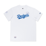 LOS ANGELES DODGERS PARTY VIBE - MLB DONUT WHITE REGULAR SHORT SLEEVE T-SHIRT
