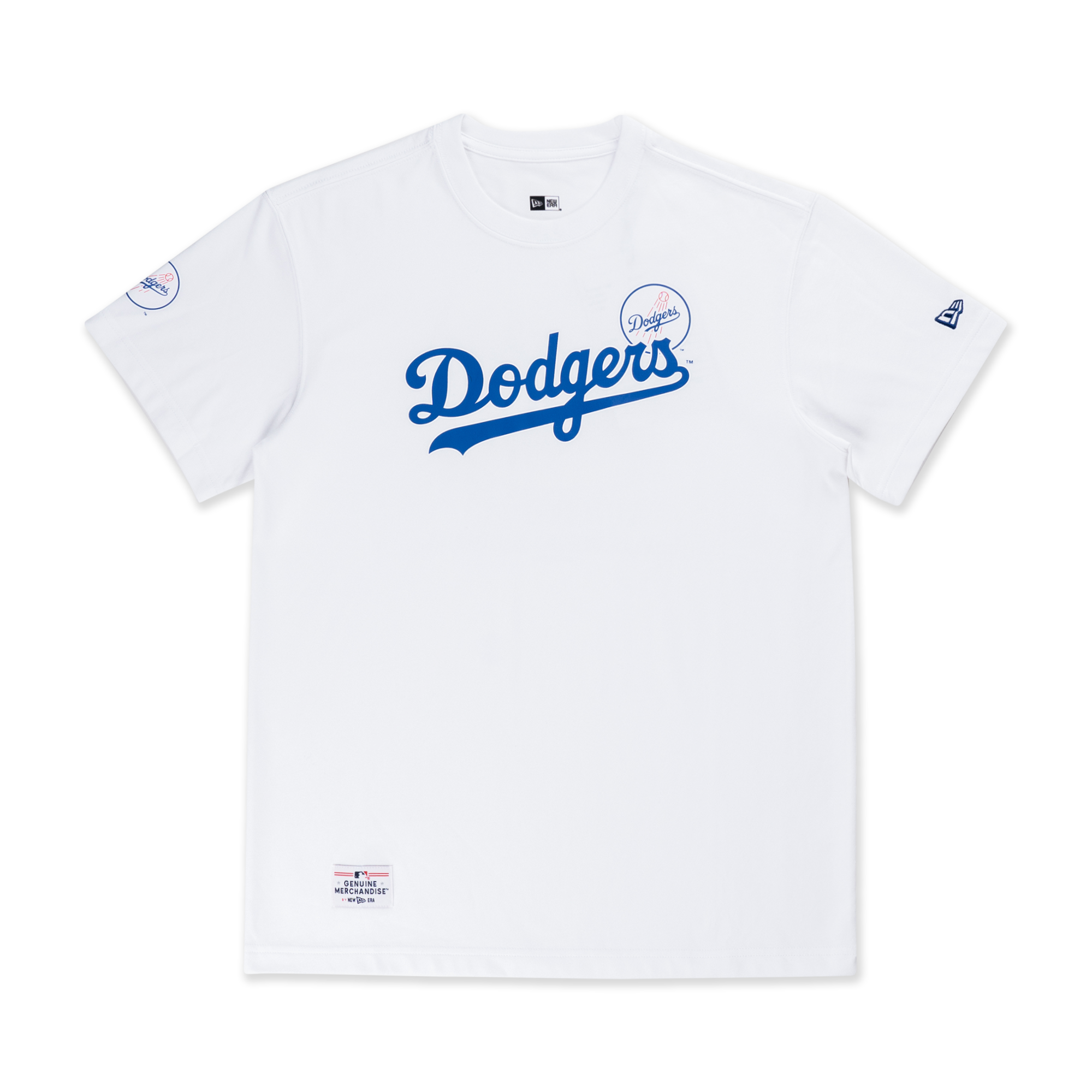 LOS ANGELES DODGERS PARTY VIBE - MLB DONUT WHITE REGULAR SHORT SLEEVE T-SHIRT