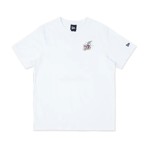NEW ERA YEAR OF THE DRAGON WHITE REGULAR SHORT SLEEVE T-SHIRT