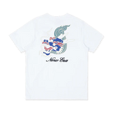 NEW ERA YEAR OF THE DRAGON WHITE REGULAR SHORT SLEEVE T-SHIRT
