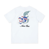 NEW ERA YEAR OF THE DRAGON WHITE REGULAR SHORT SLEEVE T-SHIRT