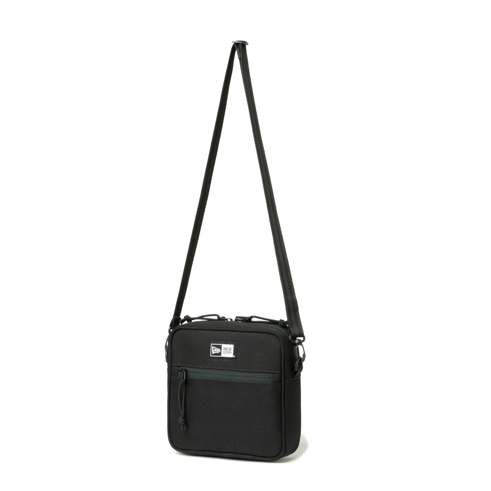 New Era Black 1.5l Box Logo Square Shoulder Pouch Bag