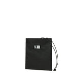 NEW ERA BLACK 0.6L BOX LOGO FLAT NECK POUCH BAG