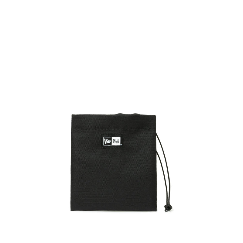 NEW ERA BLACK 0.6L BOX LOGO FLAT NECK POUCH BAG