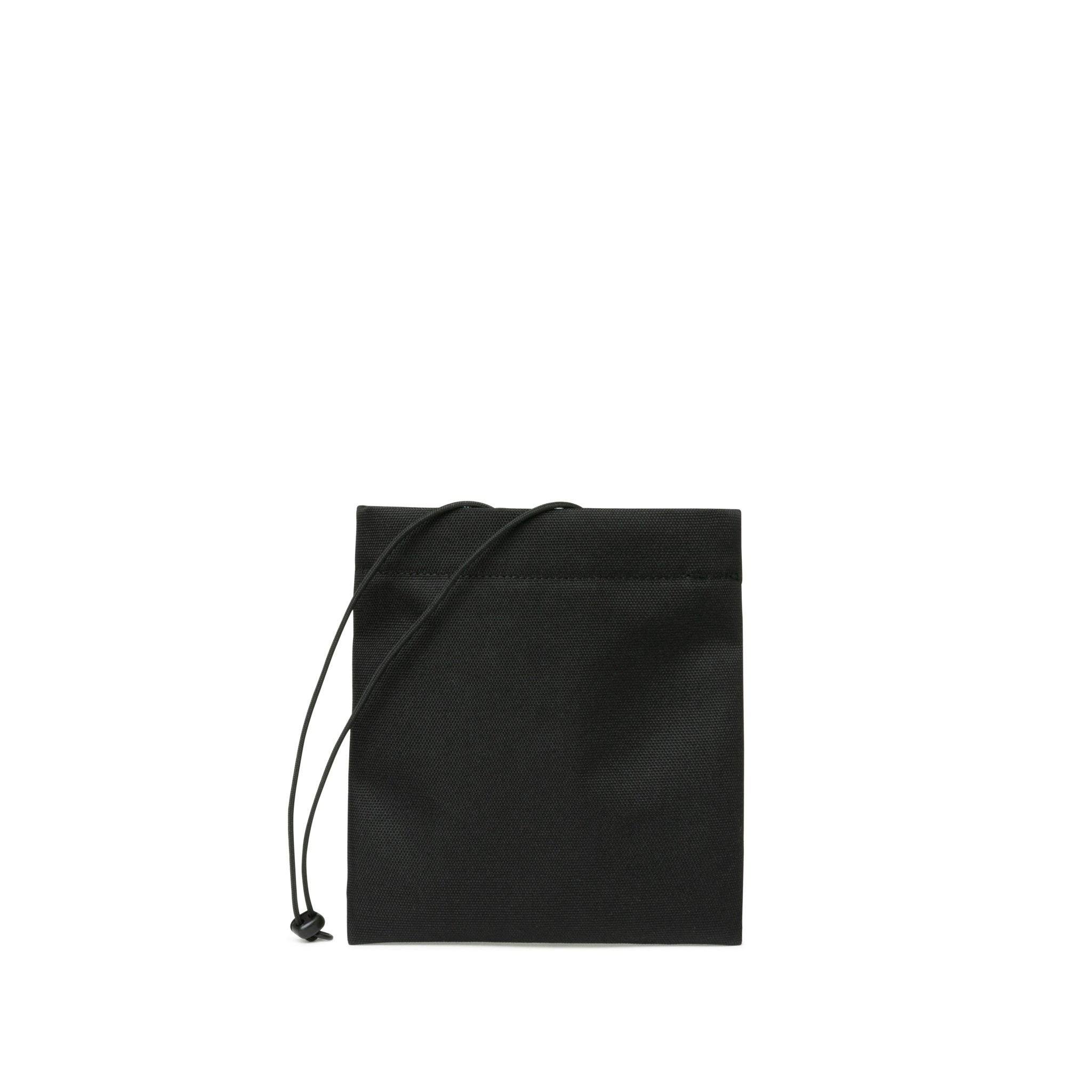 NEW ERA BLACK 0.6L BOX LOGO FLAT NECK POUCH BAG