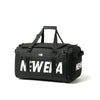 NEW ERA BLACK 50L PRINED LOGO 2-WAY CLUB DUFFLE BAG