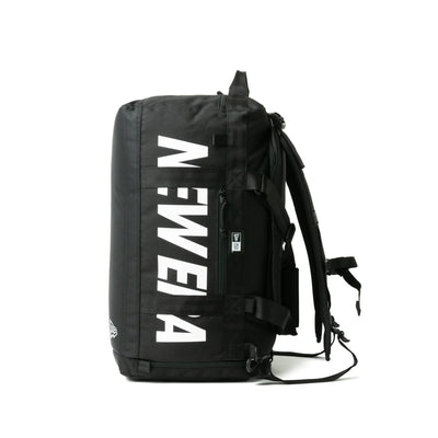 NEW ERA BLACK 50L PRINED LOGO 2-WAY CLUB DUFFLE BAG