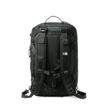 NEW ERA BLACK 50L PRINED LOGO 2-WAY CLUB DUFFLE BAG