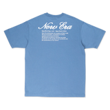 NEW ERA BASIC FADED BLUE OVERSIZED SHORT SLEEVE T-SHIRT