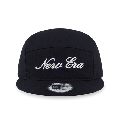 NEW ERA BASIC BLACK AND WHITE REVERSIBLE CAMPER CAP