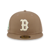 59FIFTY PACK - LEMON TEA BOSTON RED SOX COOPERSTOWN KHAKI 59FIFTY CAP