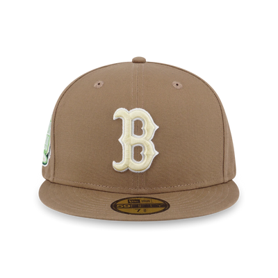 59FIFTY PACK - LEMON TEA BOSTON RED SOX COOPERSTOWN KHAKI 59FIFTY CAP