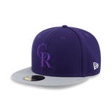 59FIFTY PACK - ALOHA COLORADO ROCKIES COOPERSTOWN PURPLE 59FIFTY CAP