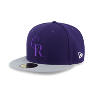 59FIFTY PACK - ALOHA COLORADO ROCKIES COOPERSTOWN PURPLE 59FIFTY CAP