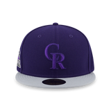 59FIFTY PACK - ALOHA COLORADO ROCKIES COOPERSTOWN PURPLE 59FIFTY CAP