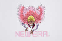 NEW ERA X ONE PIECE DONQUIXOTE DOFLAMINGO WHITE SHORT SLEEVE T-SHIRT